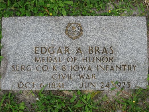 The Memorial Day Foundation - SERG. EDGAR A. BRAS MEDAL OF HONOR GRAVE STONE