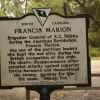 FRANCIS MARION REVOLUTIONARY WAR MEMORIAL MARKER
