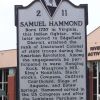 SAMUEL HAMMOND REVOLUTIONARY WAR MEMORIAL MARKER
