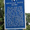RICHARD TUTT HOME REVOLUTIONARY SOLDIER MEMORIAL MARKER