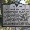 WILLIAMSON'S BRIDGE REVOLUTIONARY WAR MEMORIAL MARKER