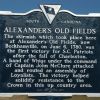 ALEXANDER'S OLD FIELDS REVOLUTIONARY WAR MEMORIAL MARKER