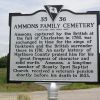 AMMONS FAMILY CEMETERY REVOLUTIONARY SOLDIER MEMORIAL MARKER BACK