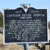 CAPTAIN PETER DUBOSE REVOLUTIONARY SOLDIER MEMORIAL MARKER