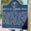 BATTLE OF HANGING ROCK REVOLUTIONARY WAR MEMORIAL MARKER