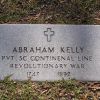 PVT ABRAHAM KELLY REVOLUTIONARY WAR MEMORIAL CENOTAPH