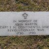 CAPT JOHN MARTIN REVOLUTIONARY WAR MEMORIAL CENOTAPH