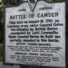 BATTLE OF CAMDEN REVOLUTIONARY WAR MEMORIAL MARKER