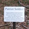 PATRIOT SOLDIER REVOLUTIONARY WAR MEMORIAL PLAQUE
