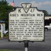KING'S MOUNTAIN MEN REVOLUTIONARY WAR MEMORIAL MARKER