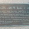 FRANCOIS JOSEPH PAUL DE GRASSE MEMORIAL STATUE PLAQUE