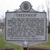"GREENWICH" REVOLUTIONARY WAR MEMORIAL MARKER