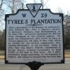 TYREE'S PLANTATION REVOLUTIONARY WAR MEMORIAL MARKER