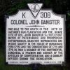 COLONEL JOHN BANISTER REVOLUTIONARY SOLDIER MEMORIAL MARKER