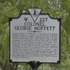 COLONEL GEORGE MOFFETT REVOLUTIONARY SOLDIER MEMORIAL MARKER