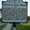BATTLE OF GREAT BRIDGE REVOLUTIONARY WAR MEMORIAL MARKER