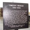 TIMOTHY REGAN REVOLUTIONARY SOLDIER MEMORIAL MARKER