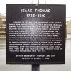 ISAAC THOMAS REVOLUTIONARY SOLDIER MEMORIAL MARKER