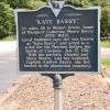 "KATE BARRY" REVOLUTIONARY HEROINE MEMORIAL MARKER