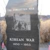 SHELTON VETERANS MEMORIAL KOREAN WAR STONE FRONT