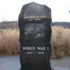 SHELTON VETERANS MEMORIAL WORLD WAR I STONE FRONT