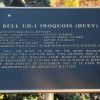 BELL UH-1 IROQUOIS (HUEY) HELICOPTER MEMORIAL PLAQUE