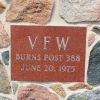 V.F.W. POST 388 VETERANS MEMORIAL DEDICATION STONE