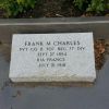 PVT FRANK M CHARLES WAR MEMORIAL
