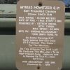 VFW POST 296 M110A2 HOWITZER S/P MEMORIAL PLAQUE