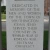 SOUTHINGTON WAR MEMORIAL DEDICATION STONE