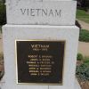 GRANBY VETERAN'S MEMORIAL VIETNAM WAR PLAQUE