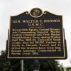 GEN. WALTER E. BOOMER U.S.M.C. MEMORIAL MARKER
