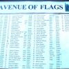 FAIRFAX AVENUE OF FLAGS MEMORIAL PLAQUE