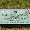CLARENCE H. BAGGESEN WAR MEMORIAL STONE