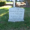 CHARLES R. LEWIS V.W.F. POST 8997 MEMORIAL PARK