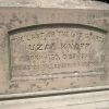UZAL KNAPP THE LAST OF THE LIFE GUARDS CEMETERY STONE