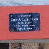 IN MEMORY OF JOHN A. "JACK" RADL MEMORIAL BENCH PLAQUE