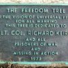 LT. COL. RICHARD KEIRN FREEDOM TREE MEMORIAL PLAQUE