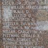 SHELBY COUNTY KOREAN AND VIETNAM WARS MEMORIAL HONOR ROLL STONE A