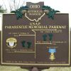 USAF PARARESCUE MEMORIAL PARKWAY MARKER BACK