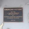 SS AMERICAN VICTORY MEMORIAL PLAQUE