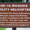 UH-1A IROQUOIS UTILITY HELICOPTER MEMORIAL PLAQUE