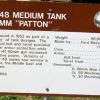 M-48 MEDIUM TANK 90MM "PATTON" MEMORIAL PLAQUE A