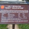 UH-1 IROQUOIS "HUEY" HELICOPTER MEMORIAL PLAQUE