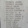 EAST COCALICO TOWNSHIP WORLD WAR II MEMORIAL STONE F