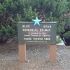 SANDY BLUE STAR MEMORIAL BY-WAY MARKER