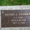 HENRY J. DEHNERT WAR MEMORIAL TREE PLAQUE