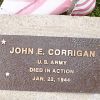 JOHN E. CORRIGAN WAR MEMORIAL TREE PLAQUE