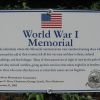 WATERBURY WORLD WAR I MEMORIAL PLAQUE