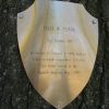 FELIX W. CLARK MEMORIAL TREE PLAQUE